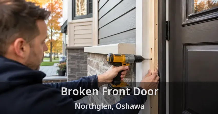 Broken Front Door Northglen, Oshawa - ON