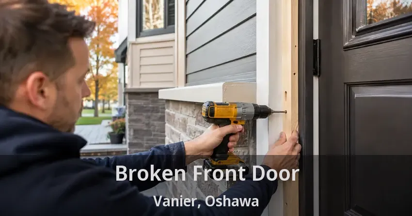 Broken Front Door Vanier, Oshawa - ON