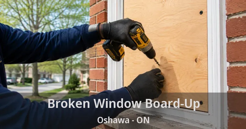 Broken Window Board-Up Oshawa - ON