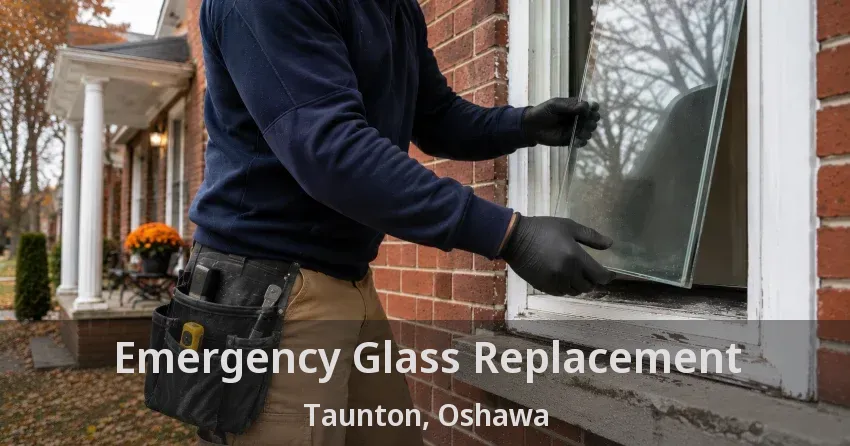 Emergency Glass Replacement Taunton, Oshawa - ON