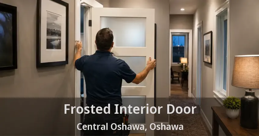 Frosted Interior Door Central Oshawa, Oshawa - ON