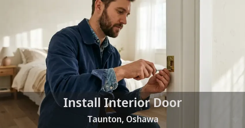 Install Interior Door Taunton, Oshawa - ON