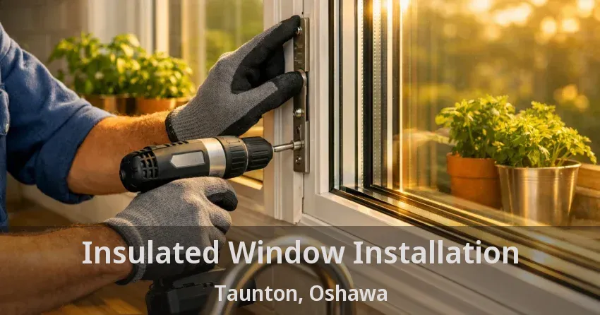 Insulated Window Installation Taunton, Oshawa - ON