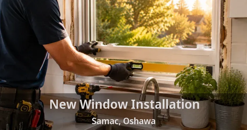 New Window Installation Samac, Oshawa - ON