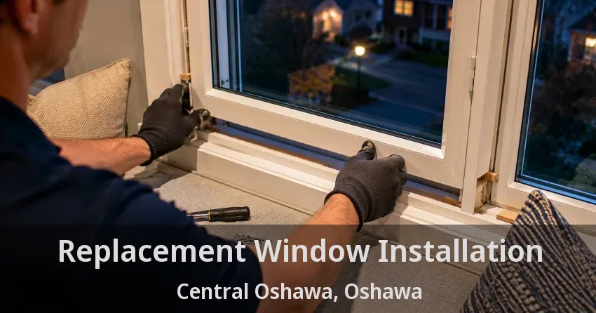 Replacement Window Installation Central Oshawa, Oshawa - ON