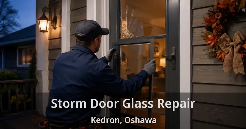 Storm Door Glass Repair Kedron, Oshawa - ON