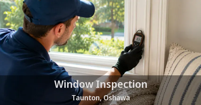 Window Inspection Taunton, Oshawa - ON