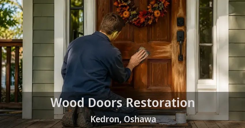Wood Doors Restoration Kedron, Oshawa - ON