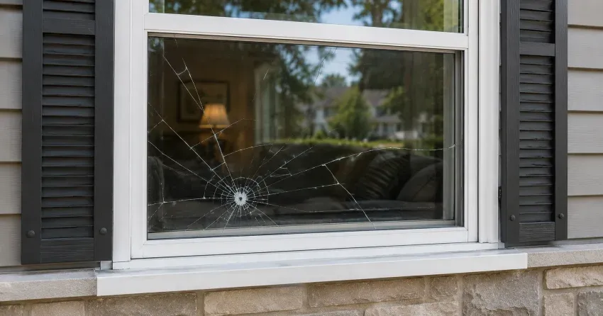 technician measuring window opening for emergency glass replacement Raglan, Oshawa